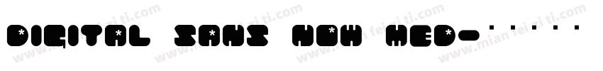 Digital Sans Now Med字体转换
